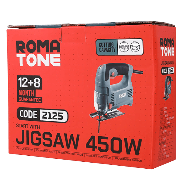 اره عمودبر 450 وات دیمر دار مدل 2125 ROMA TONE — تصویر ۵
