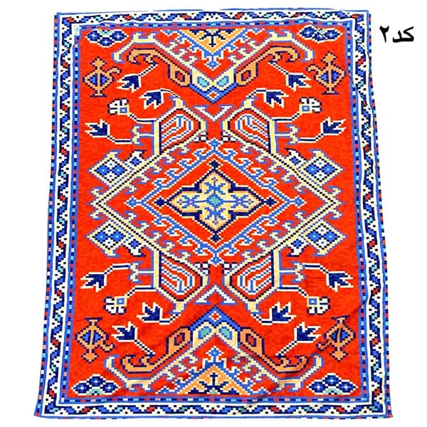 رو فرشی مخملی گلیمی — تصویر ۲