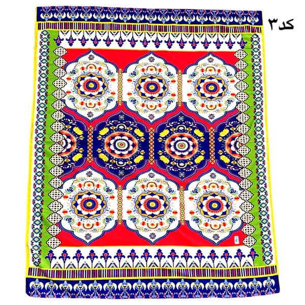 رو فرشی مخملی گلیمی — تصویر ۸