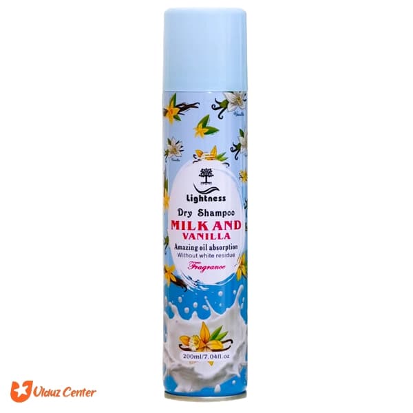 شامپو خشک لایتنس مدل Milk And Vanilla حجم 200 میل