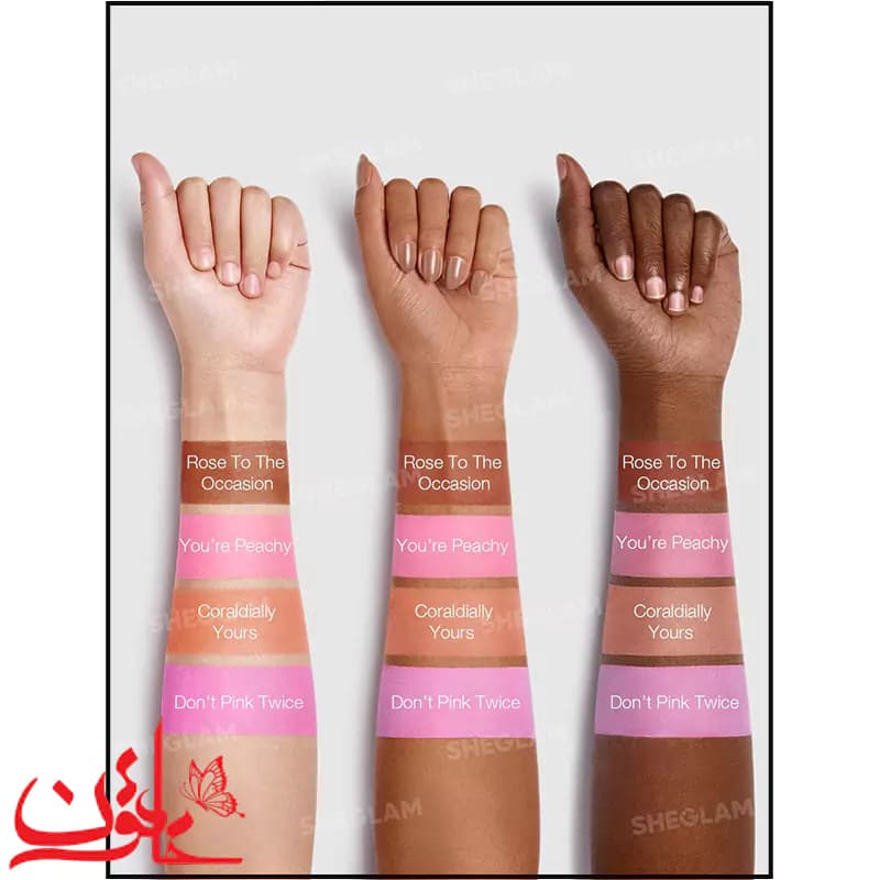 رژگونه پودری شیگلم رنگ Dont Pink Twice — تصویر ۴