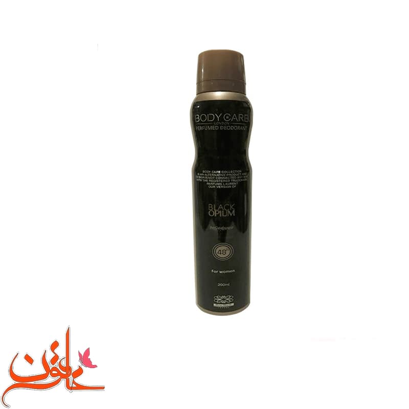 اسپری زنانه بادی کر مدل BLACK OPIUM حجم 200 میلی لیتر