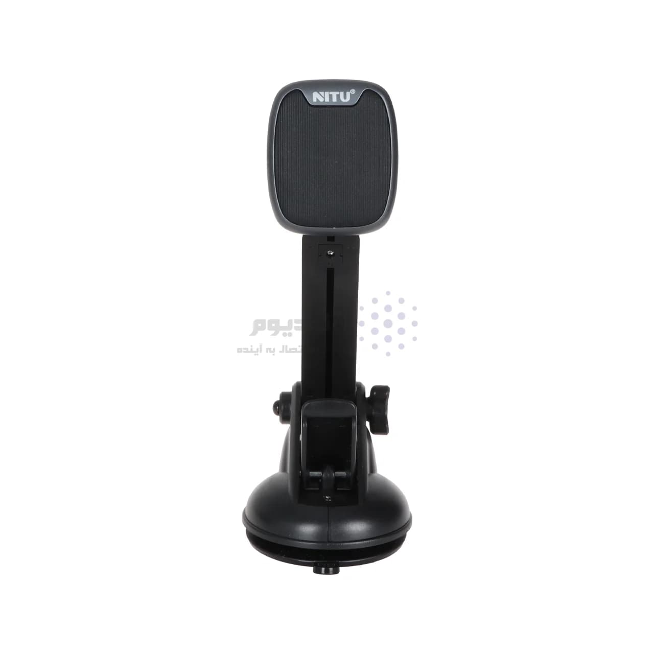 هولدر گوشی موبایل مگنتی پایه دار Nitu مدل NH28 – خاکستری — تصویر ۲