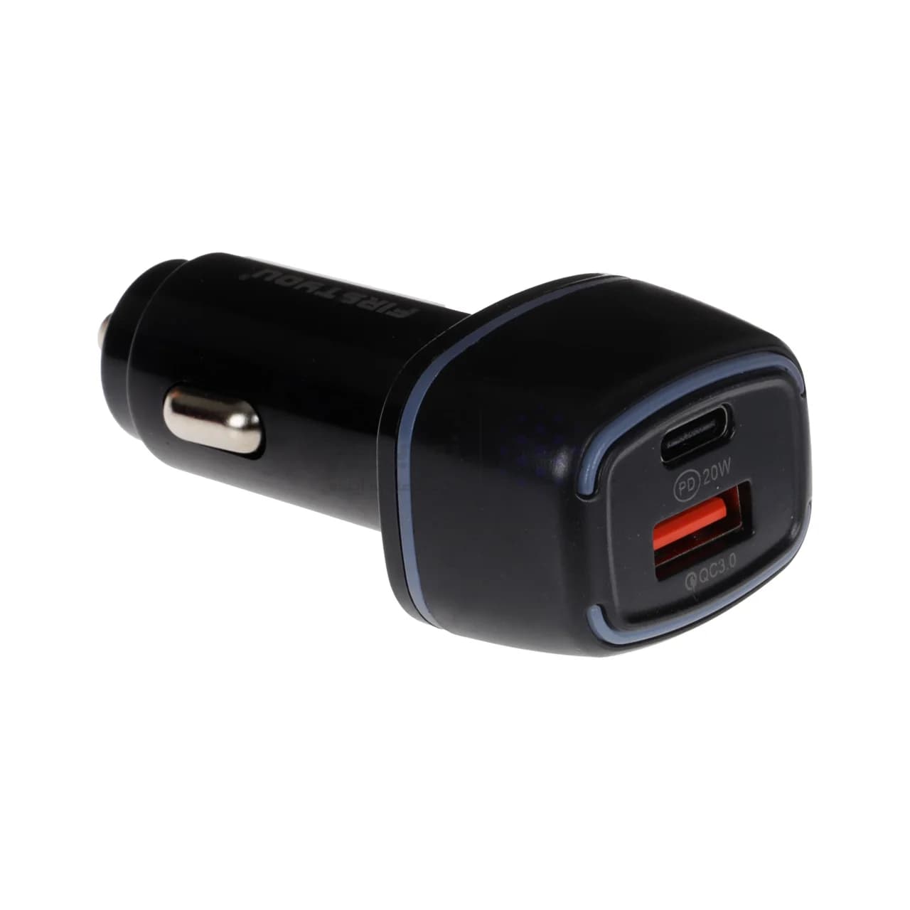 شارژر فندکی فست و PD دو پورت FIRSTYOU مدل F022 38W – مشکی — تصویر ۳
