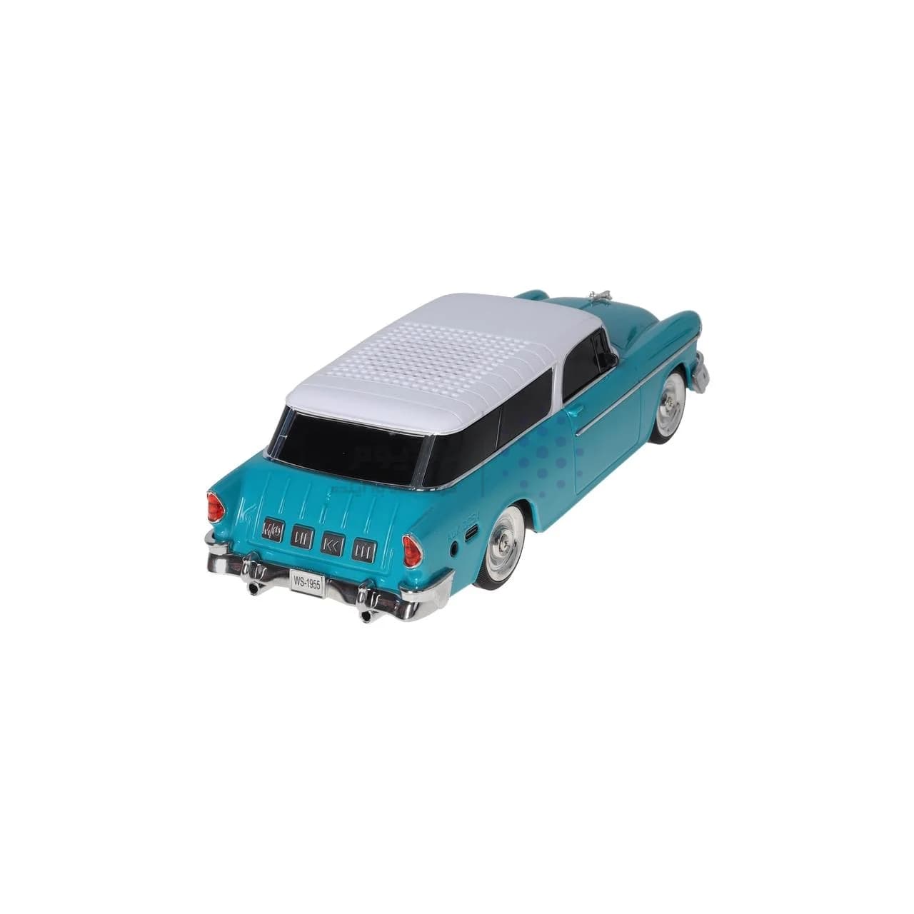 اسپیکر بی سیم طرح ماشین کلاسیک WSTER مدل WS-1955 – سبز آبی – MMX — تصویر ۳