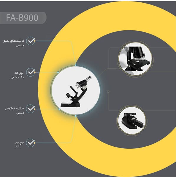 میکروسکوپ مدل FA-B900 — تصویر ۸