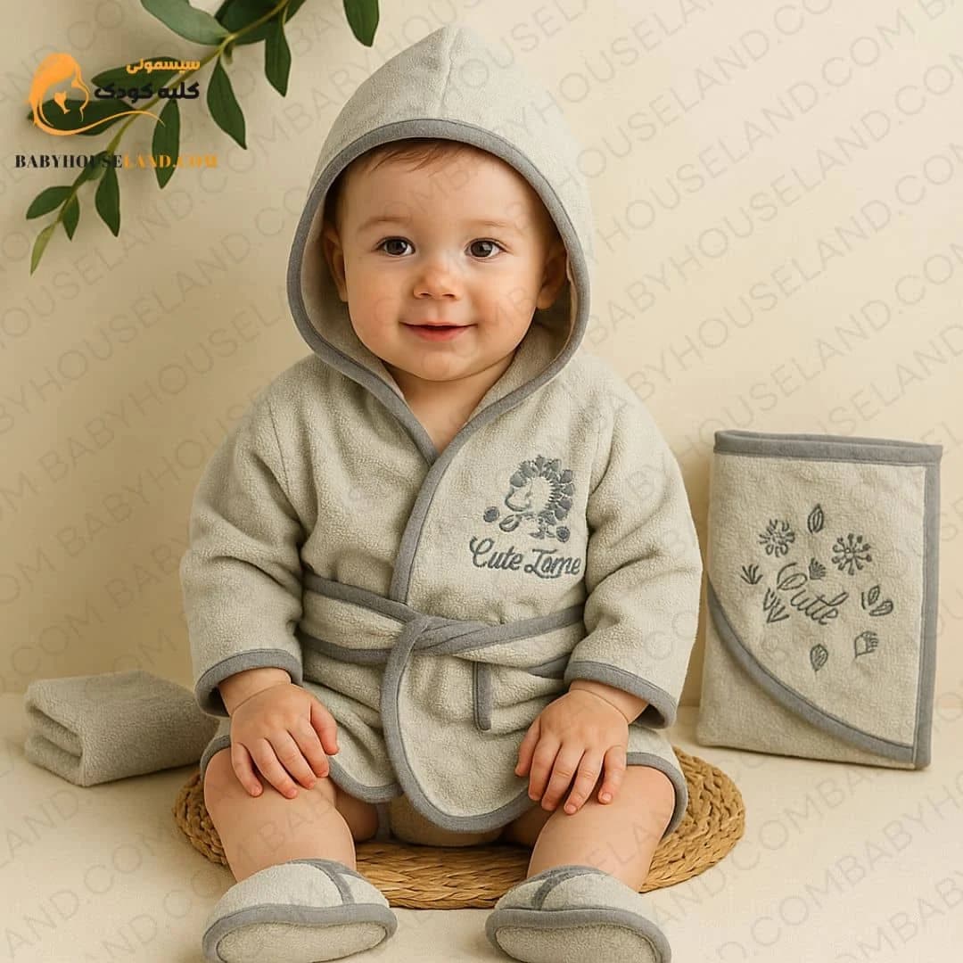 پک حوله ۴تیکه طرح بره bibaby 66479