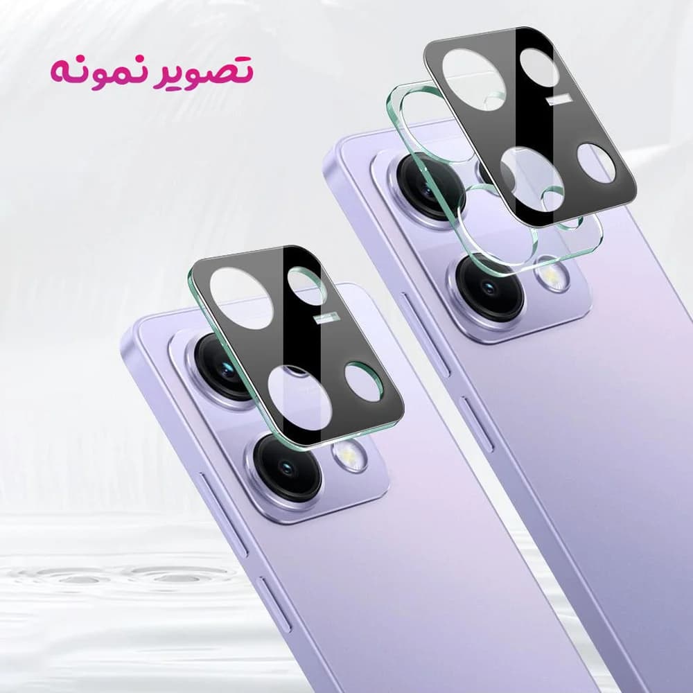 محافظ لنز Redmi Note 14S مدل 3D — تصویر ۴