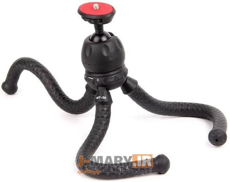 سه پایه رومیزی جی ماری مدل Jmary MT-25 انعطاف پذیر + هدیه — تصویر ۵