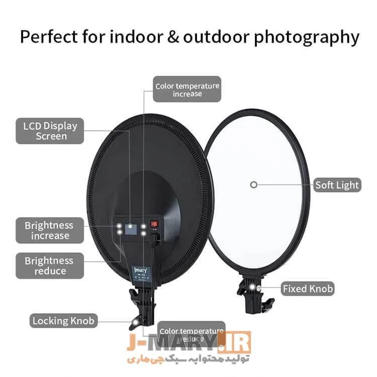 سافت لایت جی ماری مدل Jmary FM-15RS لایو رکورد +🎁هدیه — تصویر ۵