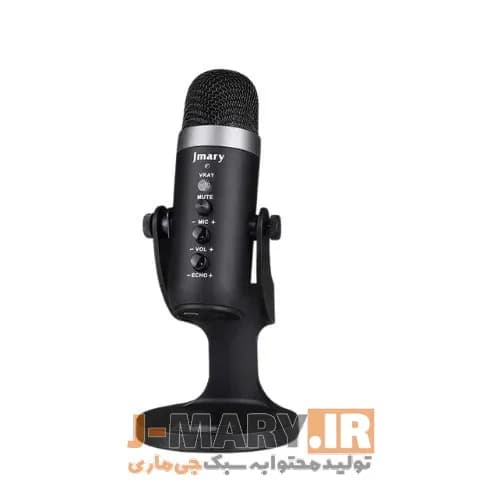 میکروفون یو اس بی جی ماری مدل Jmary MC-PW8 رومیزی حرفه ای +🎁 هدیه — تصویر ۶
