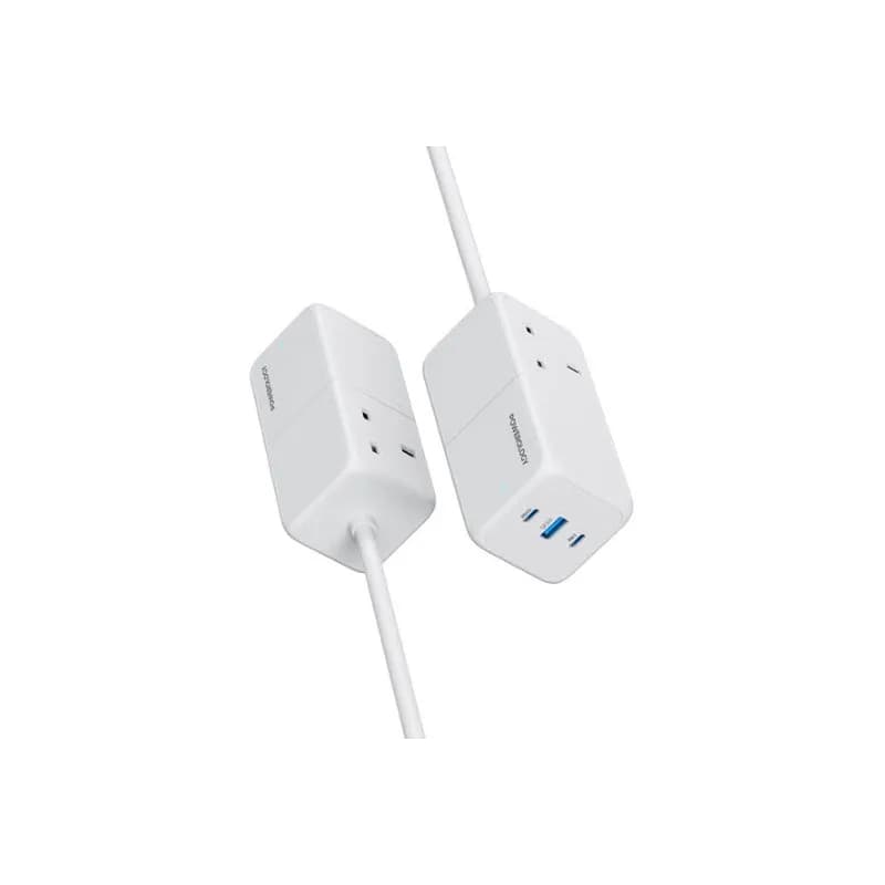 چند راهی برق و شارژر پاورولوژی Powerology 65W Power Strip PWPS65W دارای 3 پورت — تصویر ۴