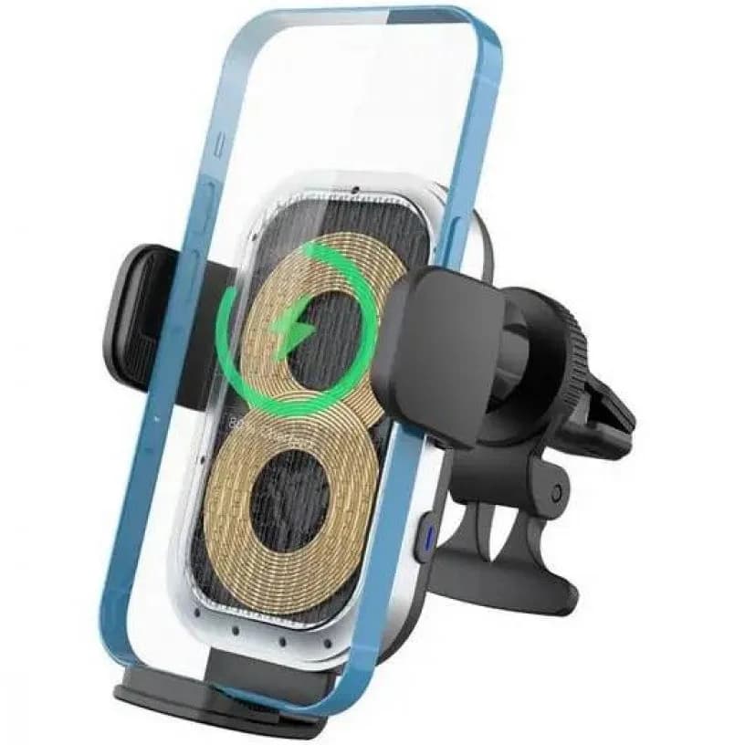 هولدر و شارژر وایرلس چند کاره پاورولوژی Powerology Wireless Charger PCCSR009 توان 15 وات — تصویر ۳