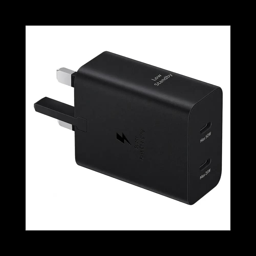 شارژر دیواری 2 پورت 50 وات سامسونگ مدل EP-T5020 Low Standby سه پین — تصویر ۲