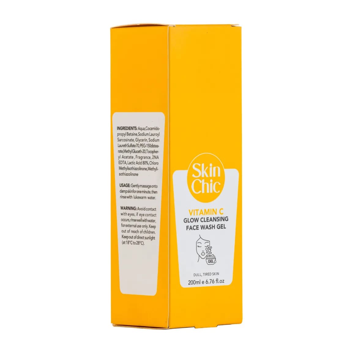 ژل شوینده صورت مدل Vitamin c مناسب پوست خسته و استرس دار حجم 200 میلی لیتر — تصویر ۵