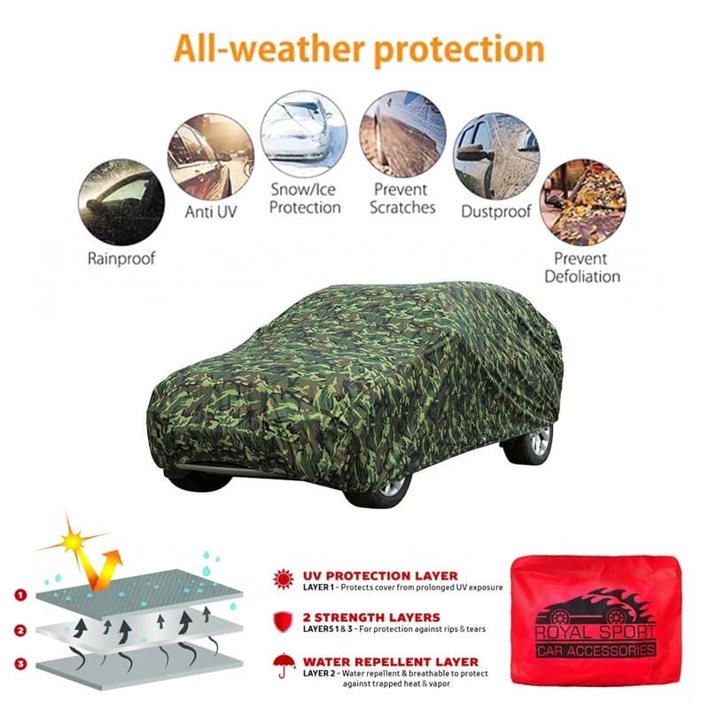 چادر خودرو رویال اسپرت مدل چریکی مناسب برای لیفان LF-520 — تصویر ۸