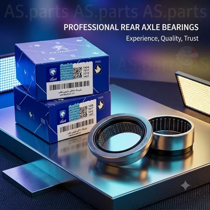 بلبرینگ ژامبون پژو 405، پارس و سمند شرکتی -ایساکو (داخلی و بیرونی) – پایداری اکسل عقب و رفع قطعی لاستیکسایی — تصویر ۵