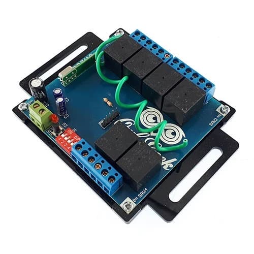 گیرنده و ریموت 6 کانال 315MHz کد لرن — تصویر ۲