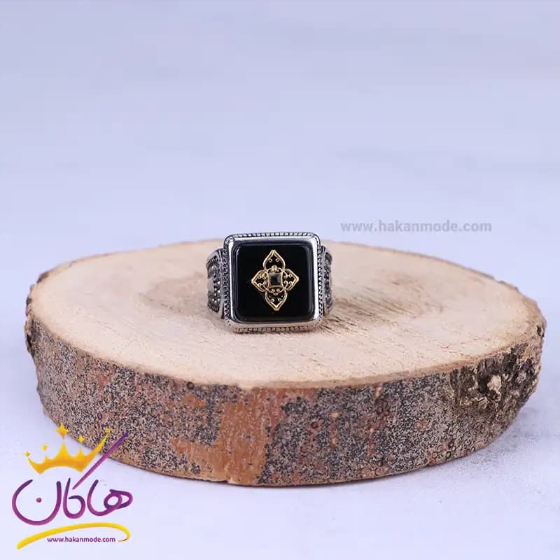 انگشتر استیل مردانه نقره ای st36416