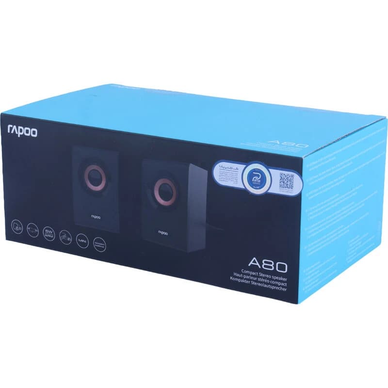 اسپیکر دو تیکه دسکتاپ رپو RAPOO A80 — تصویر ۳