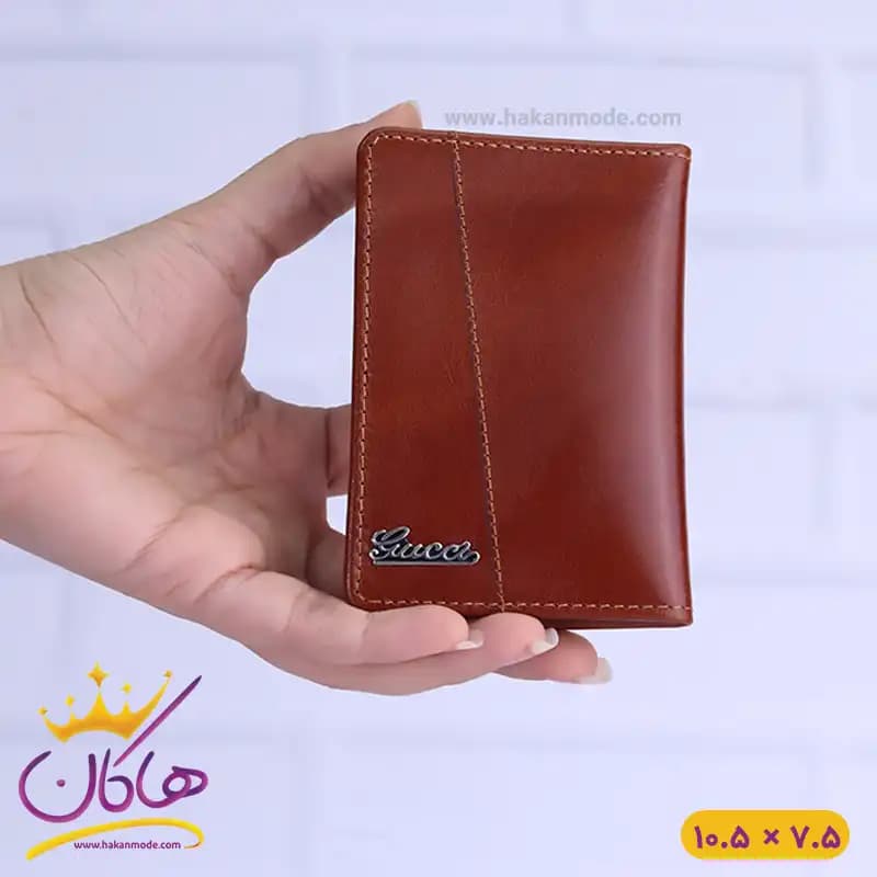 کیف جاکارتی مردانه چرم گوچی 403 — تصویر ۲