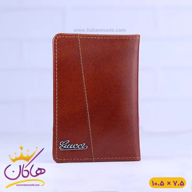 کیف جاکارتی مردانه چرم گوچی 403 — تصویر ۵