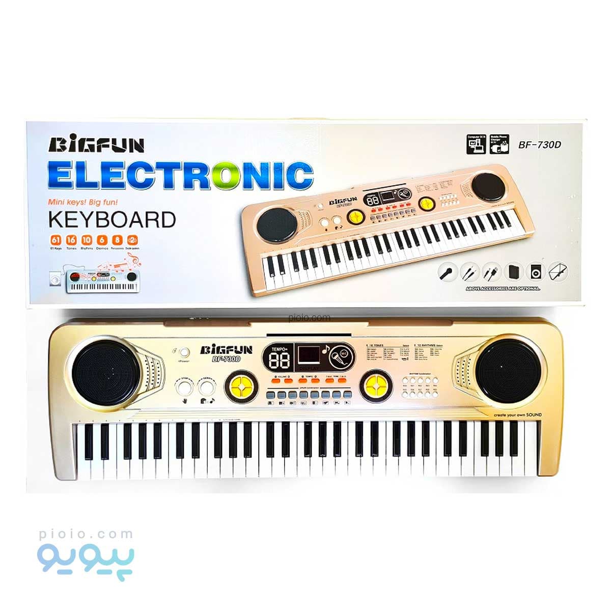 کیبورد اسباب بازی BIGFUN مدل BF-730D تک و عمده — تصویر ۳