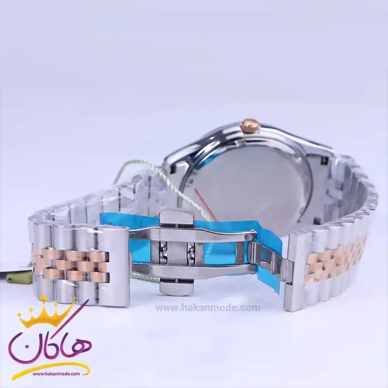 ساعت ست عقربه ای سولیدا استیل صفحه آبی 2136 — تصویر ۴