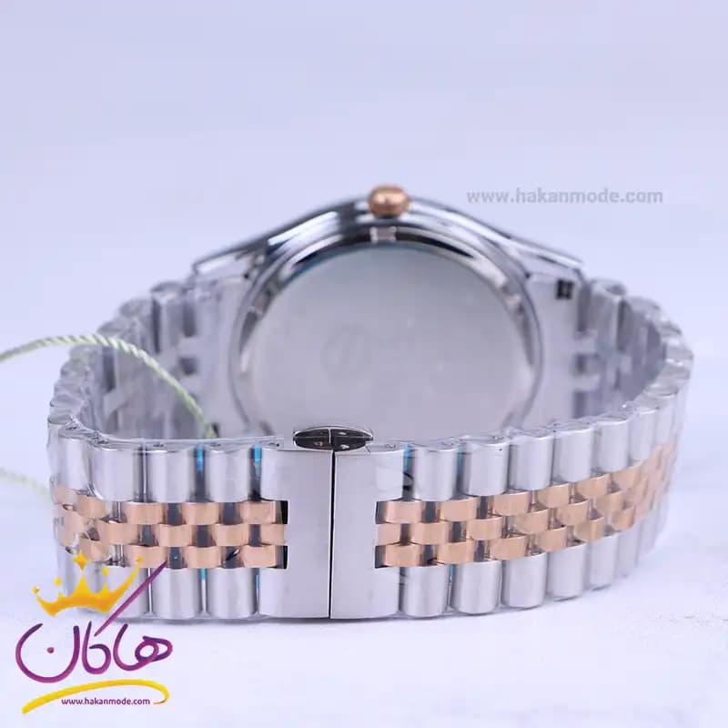 ساعت ست عقربه ای سولیدا استیل صفحه سفید 2136 — تصویر ۴