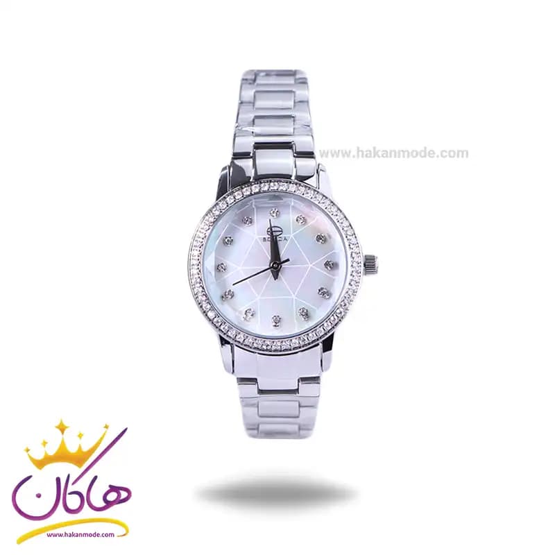 ساعت مچی سولیدا زنانه استیل نقره ای صفحه سفید S4132/1