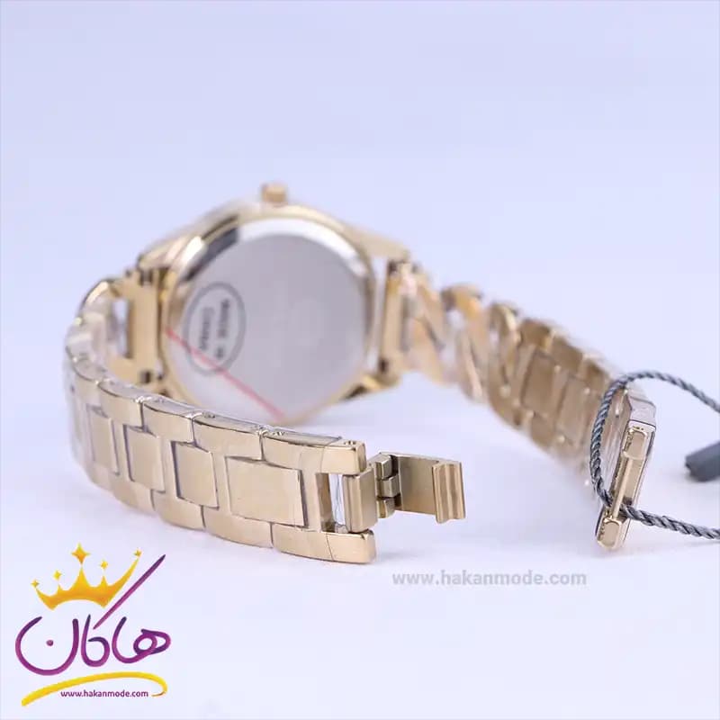 ساعت عقربه ای سولیدا زنانه استیل طلایی صفحه سبز S4141/5 — تصویر ۳