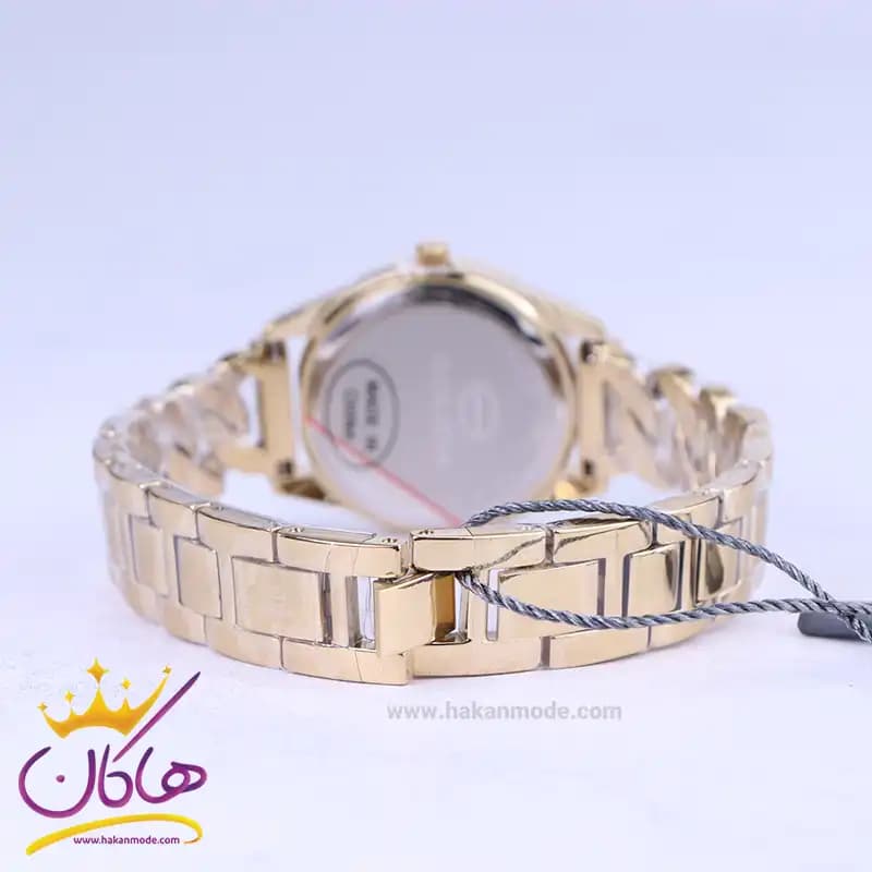 ساعت عقربه ای سولیدا زنانه استیل طلایی صفحه سبز S4141/5 — تصویر ۲