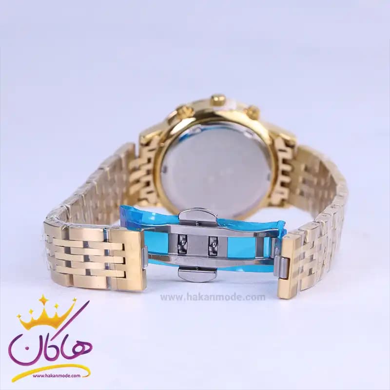 ساعت مچی عقربه ای سیکو زنانه فلزی طلایی صفحه سفید 4200/6 — تصویر ۳