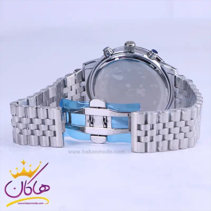 ساعت مچی سیتیزن مردانه فلزی نقره ای صفحه سفید 4200/7 — تصویر ۳