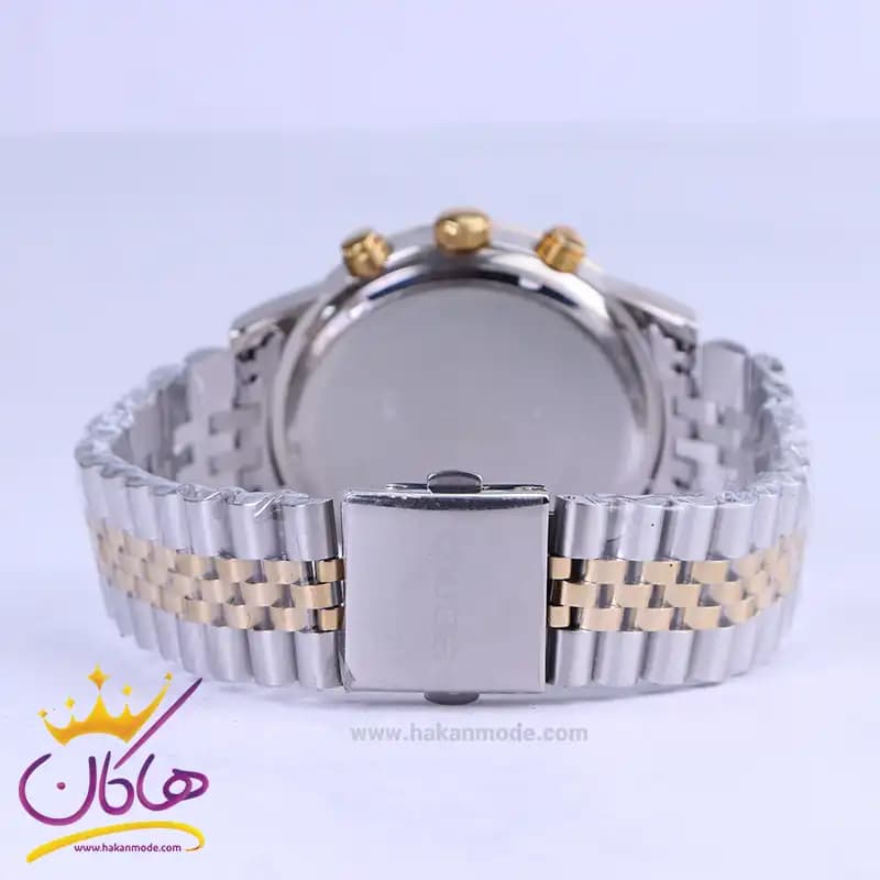ساعت مچی سیکو مردانه فلزی نقره ای طلایی G22054/1 — تصویر ۲