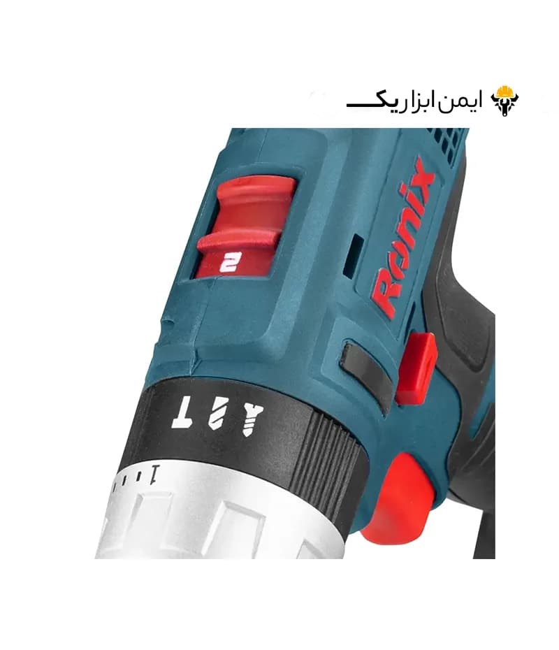 دریل پیچ گوشتی شارژی 10 میلی متری 14 ولت رونیکس (Ronix) مدل 8614 — تصویر ۴