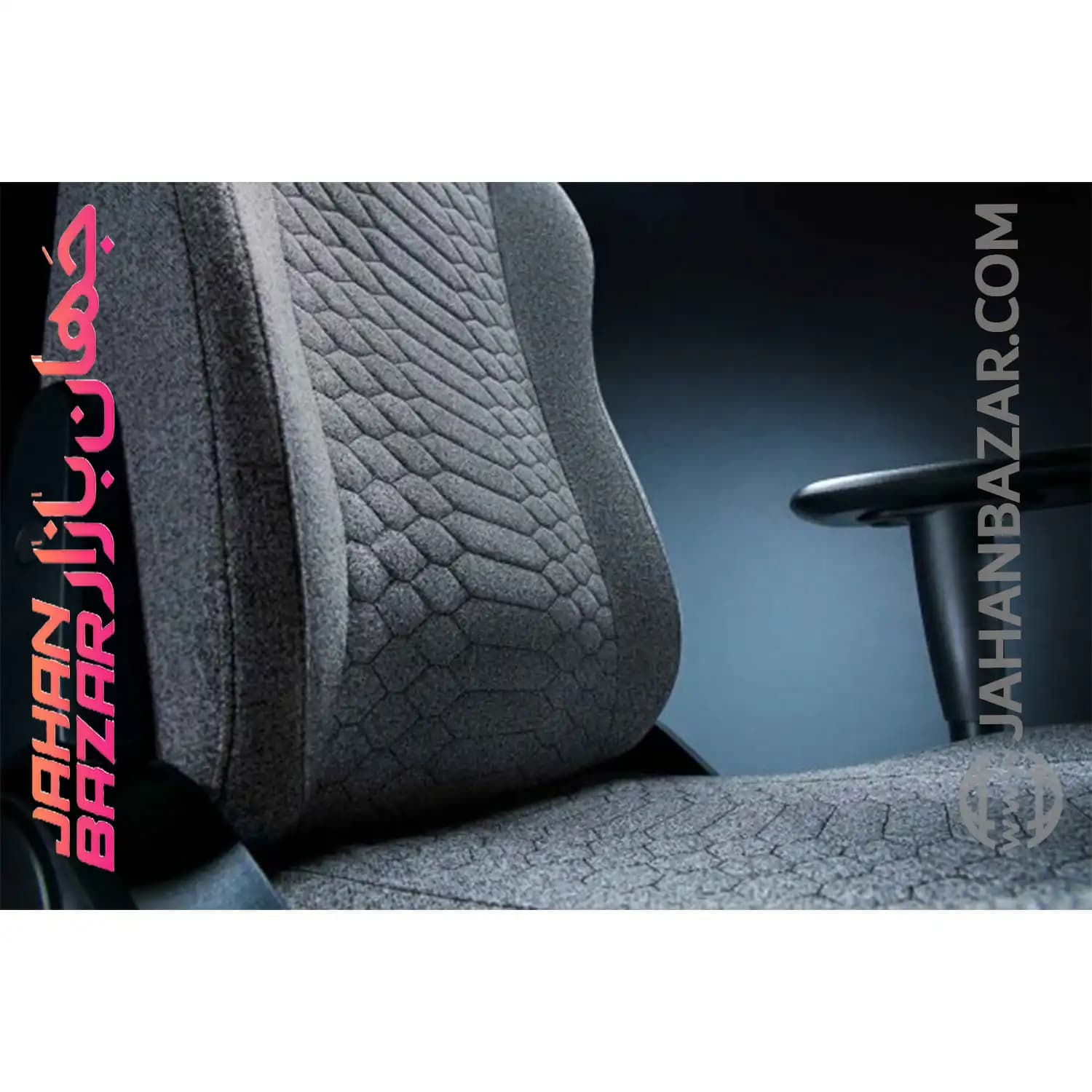 صندلی گیمینگ ریزر مدل Razer Iskur V2 X Light Gray Fabric — تصویر ۲