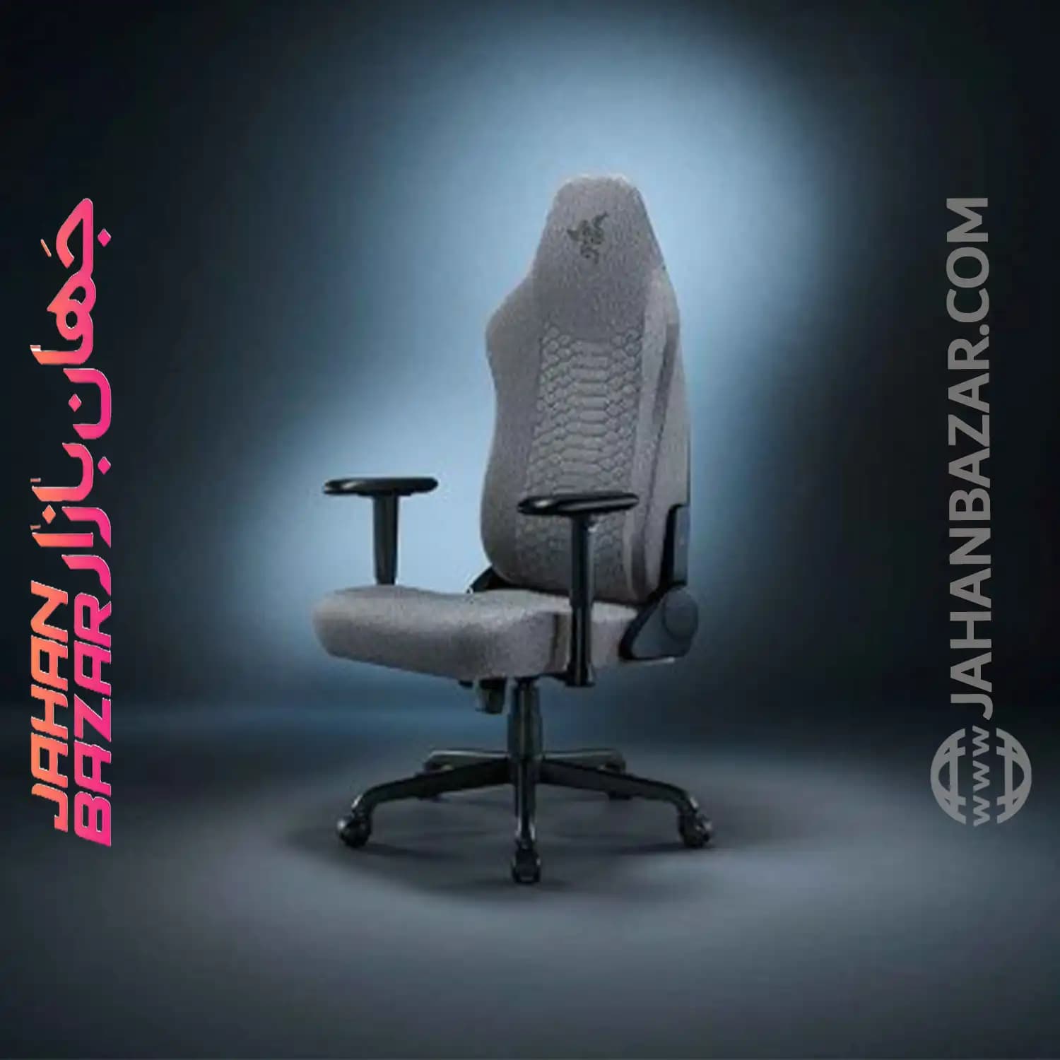 صندلی گیمینگ ریزر مدل Razer Iskur V2 X Light Gray Fabric — تصویر ۵