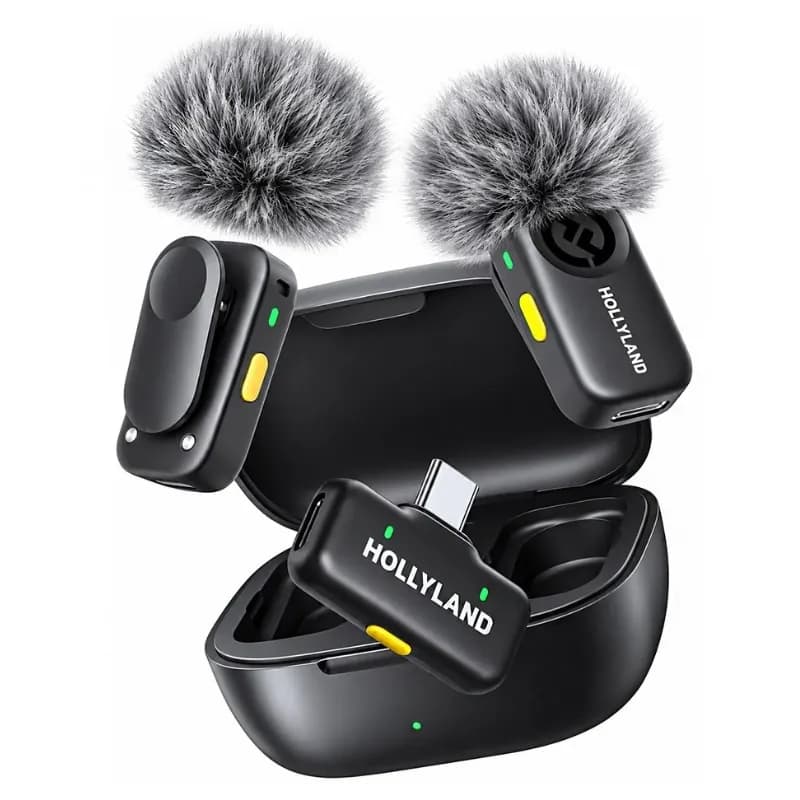 میکروفن بیسیم یقهای هالیلند مدل LARK A2 Duo — تصویر ۸
