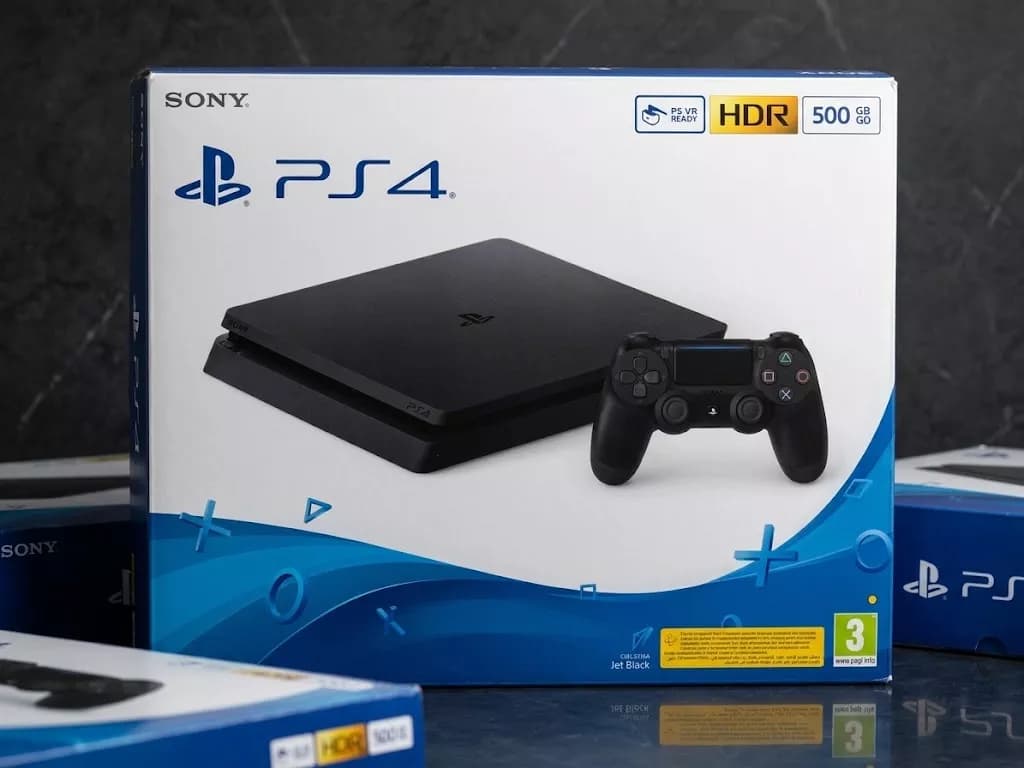 PS4 Slim کپی خور 1 ترابایت (استوک) ( همراه دسته شرکتی + لوازم و کارتن ) — تصویر ۴
