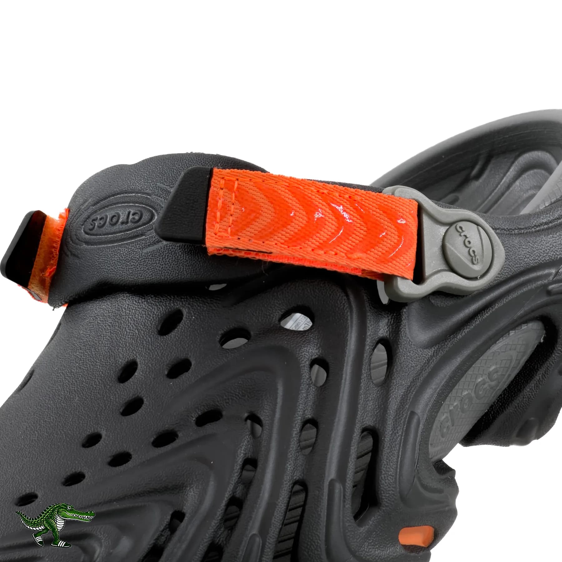 کراکس اکو کلاگ مشکی نارنجی زنانه و مردانه | Crocs Echo Clog — تصویر ۴