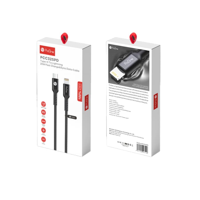 کابل تبدیل USB-C به Lightning پرووان مدل PCC325PD طول 1.2 متر — تصویر ۶