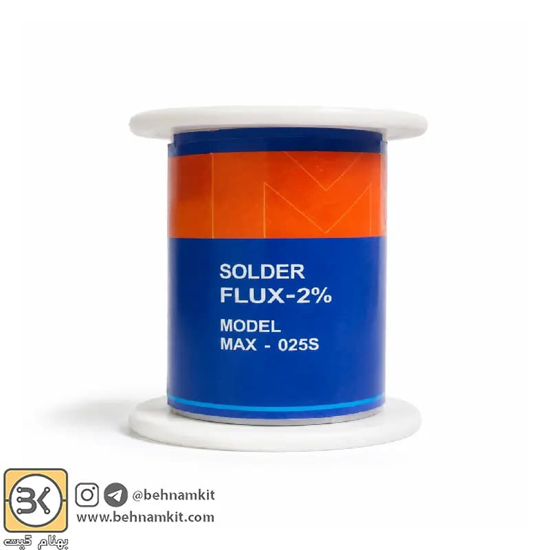 قلع خارجی MAX Soldering wire 0.8mm 250G — تصویر ۳