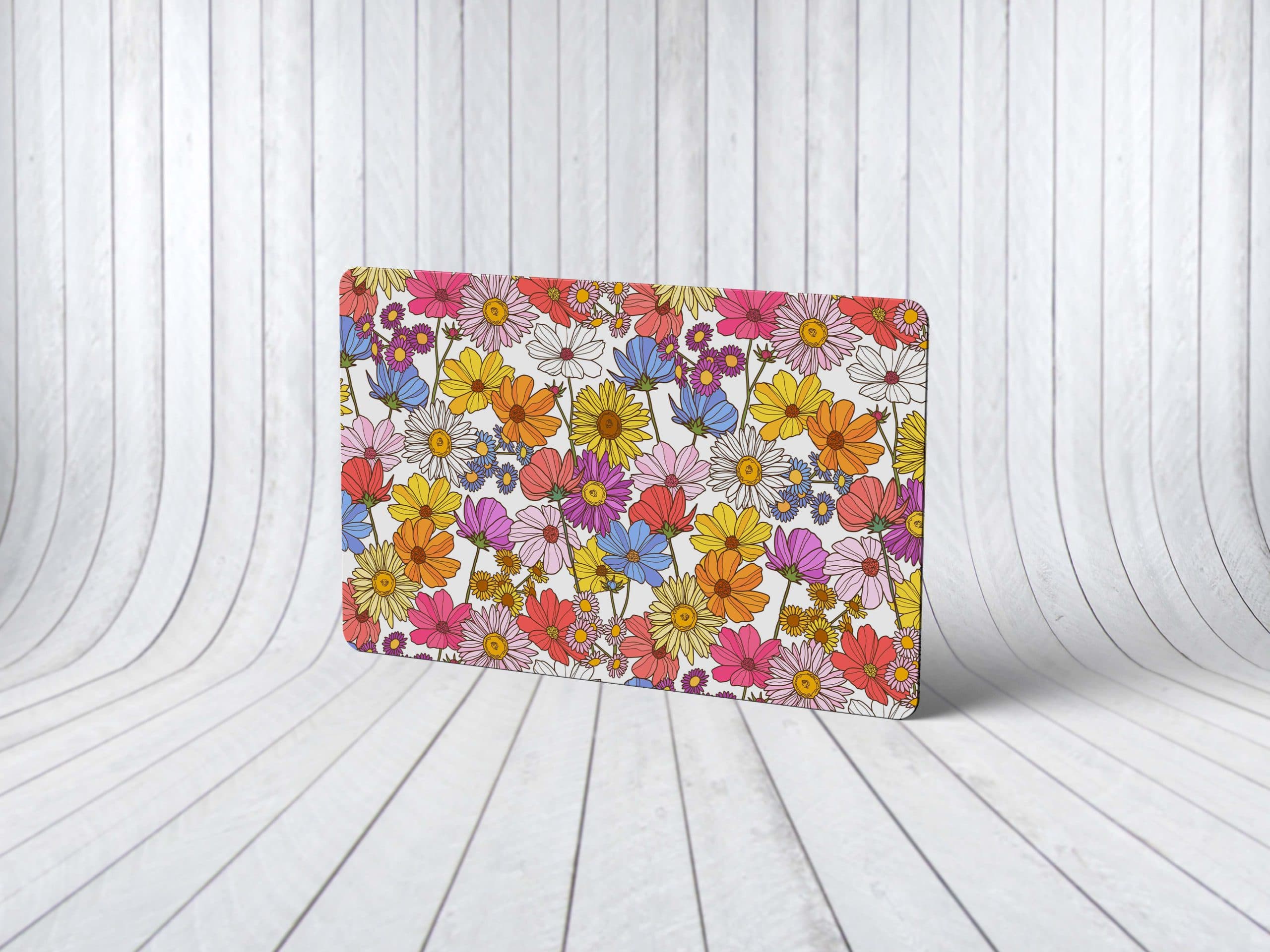 استیکر کارت بانکی | عابر بانک مدل گل های فانتزی 14 | Fancy Flowers card sticker 14