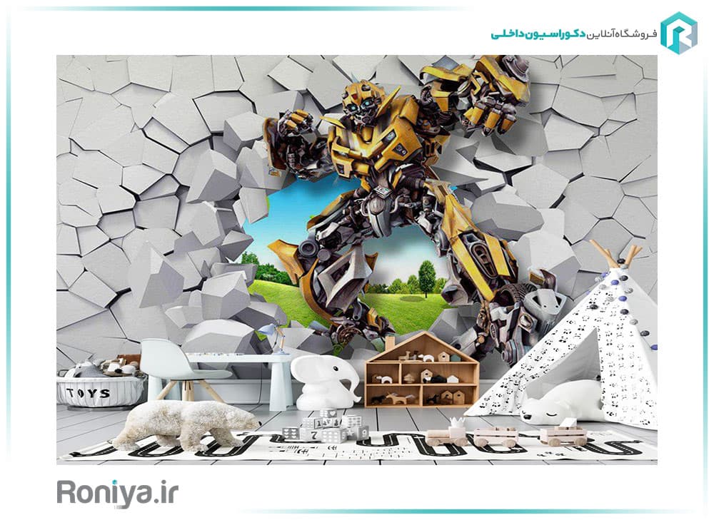 پوستر سه بعدی اتاق پسر CN-0127 — تصویر ۲