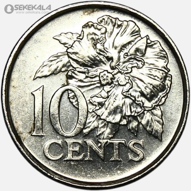 سکه 10 سنت کمیاب ترینیداد و توباگو 2004
