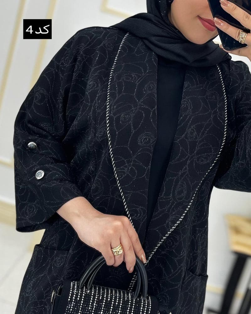 مانتو مزونی بیزو لمه یقه آرشال کد۸۳۲۱۴ — تصویر ۸
