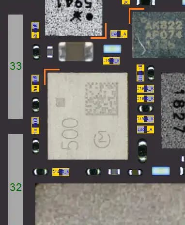 آی سی آمپلی فایر (کم نویز) آیفون ایکس اس | (DSM44L_K)(DSM44U_K)(HFQRXRCJB-500) IC Amplifier (LNA) iPhone XS — تصویر ۵