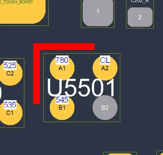 آی سی رگولاتور ال دی اُ آیفون 11 پرو مکس | (U5501)IC Regulator LDO iPhone 11 Pro Max (SCY99223) — تصویر ۳