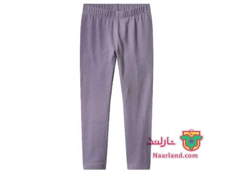 مجموعه ۲ عددی لگ نخی دخترانه لوپیلو یاسی رنگ طرح گربه — تصویر ۷